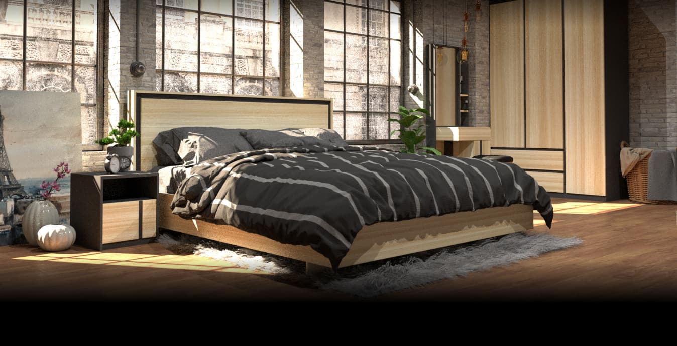 Modern Loft bedroom