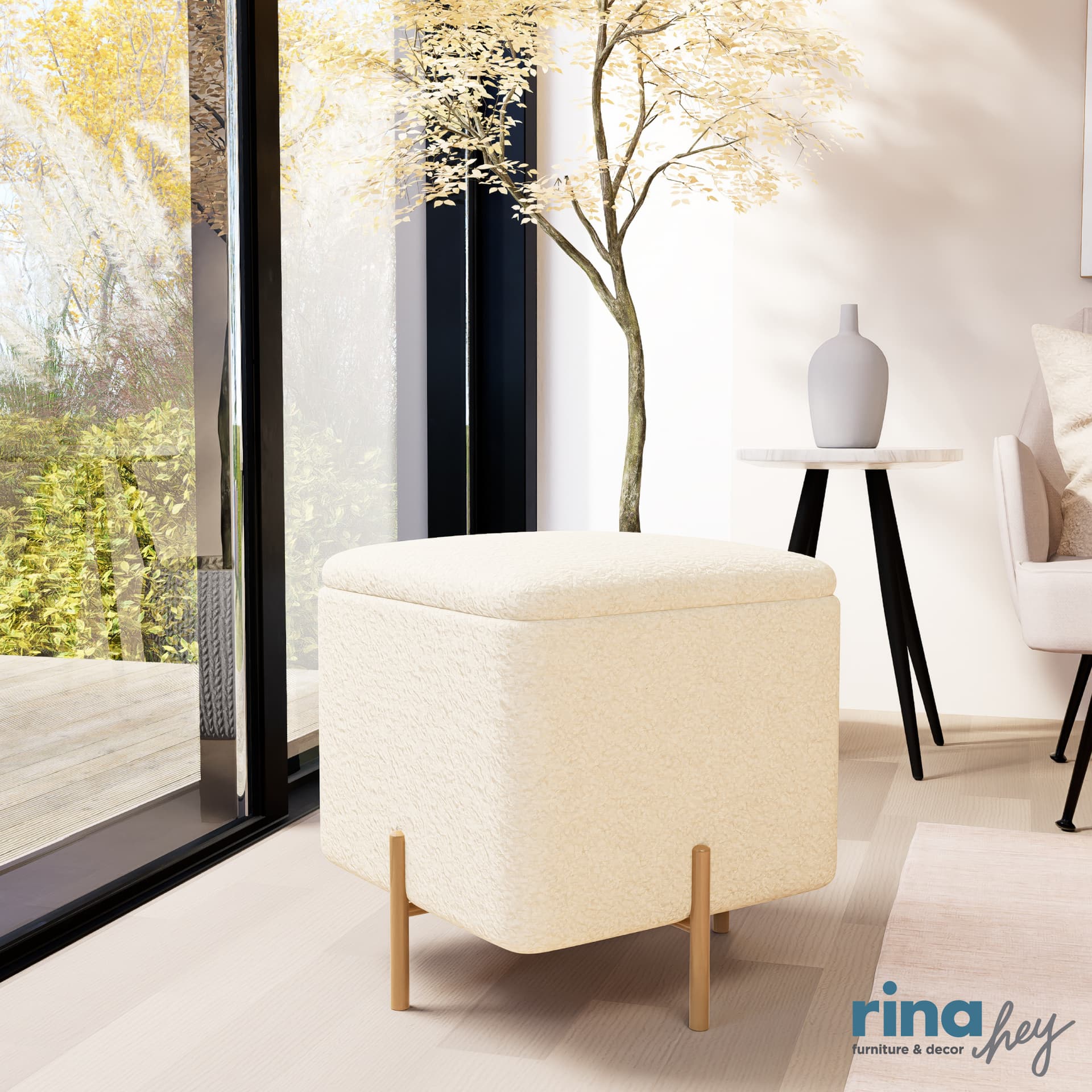 SQ/45,Stool with Storage-6