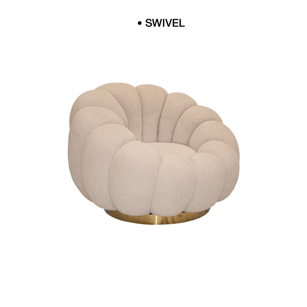 MIRONA/1,1 Seater Swivel Sofa