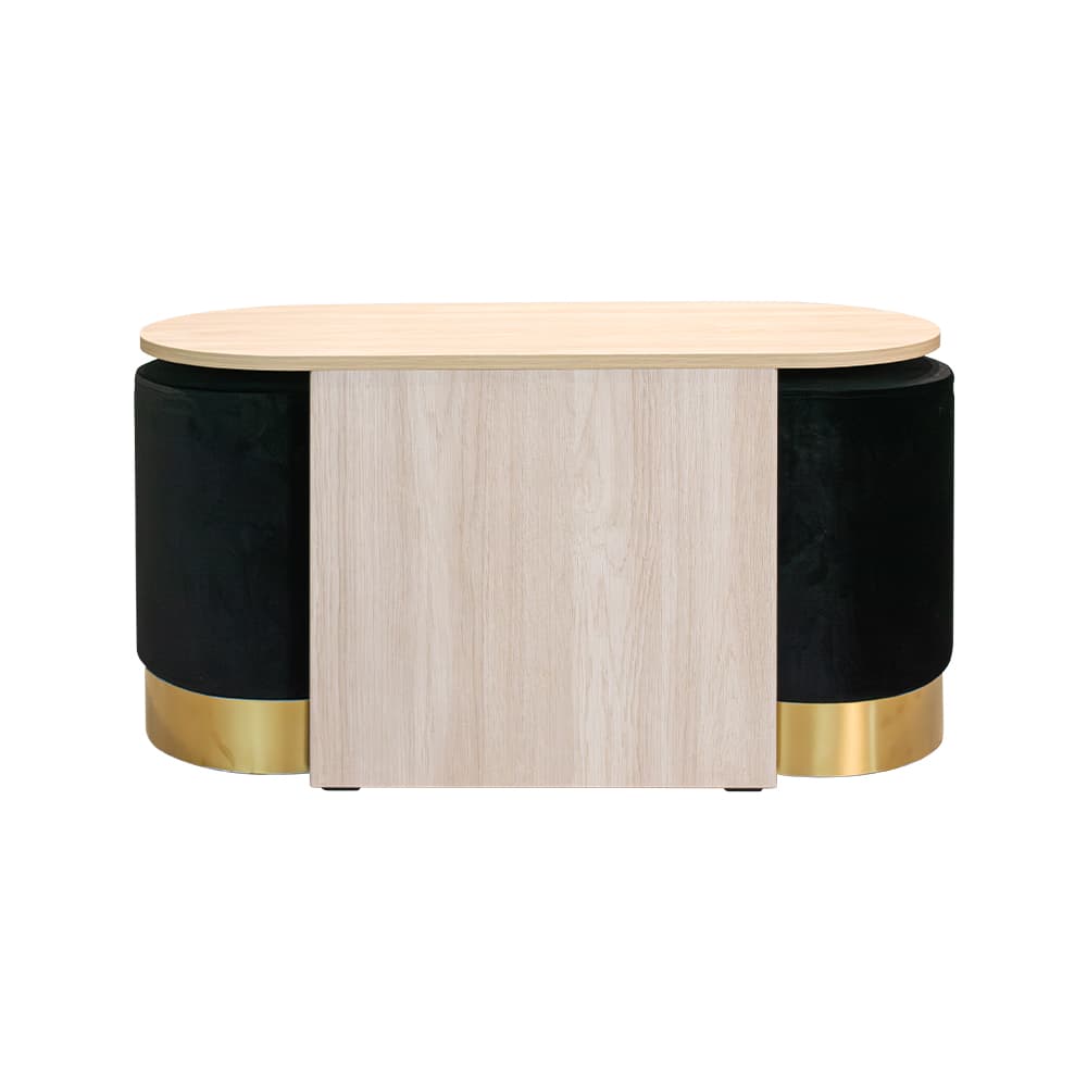 PICCO/90/ชุดโต๊ะกลาง 1ชิ้น พร้อมเก้าอี้สตูล 2ชิ้น-2