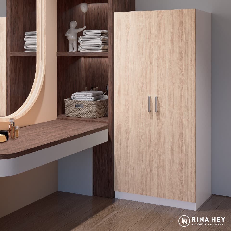 AUGUST-PLUS/2-180,2 Door Wardrobe-7