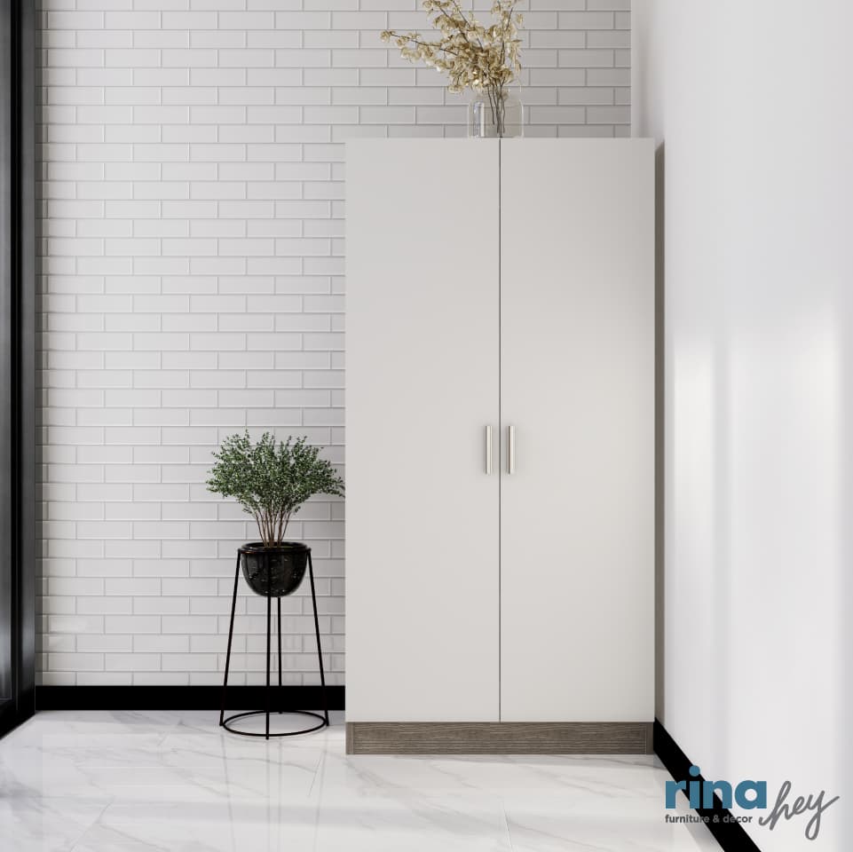 PROMO/2-90,ตู้เสื้อผ้า 2 บานเปิด -7