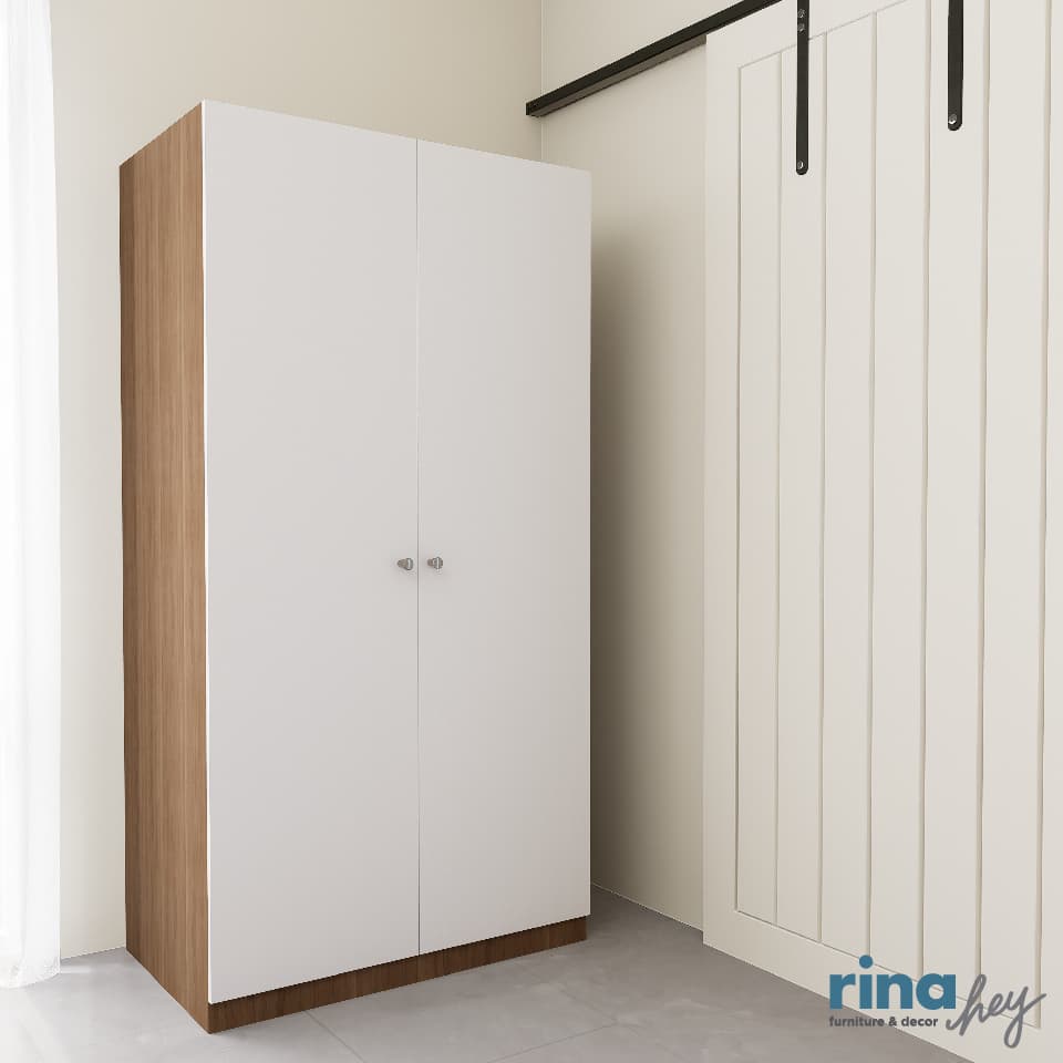 WELL/2,ตู้เสื้อผ้า 2 บานเปิด-8