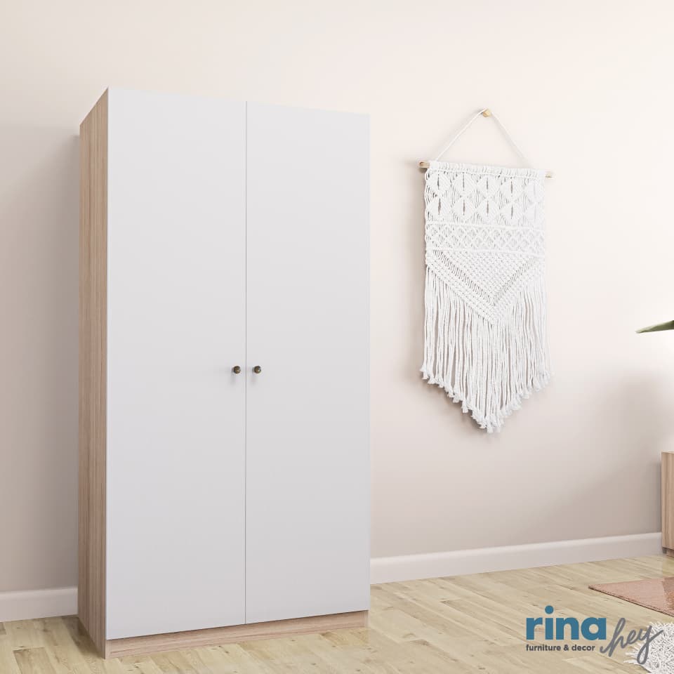 WELL/2,ตู้เสื้อผ้า 2 บานเปิด-9