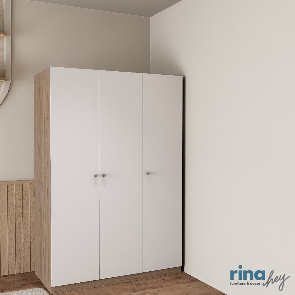 WELL/3,ตู้เสื้อผ้า 3 บานเปิด-7