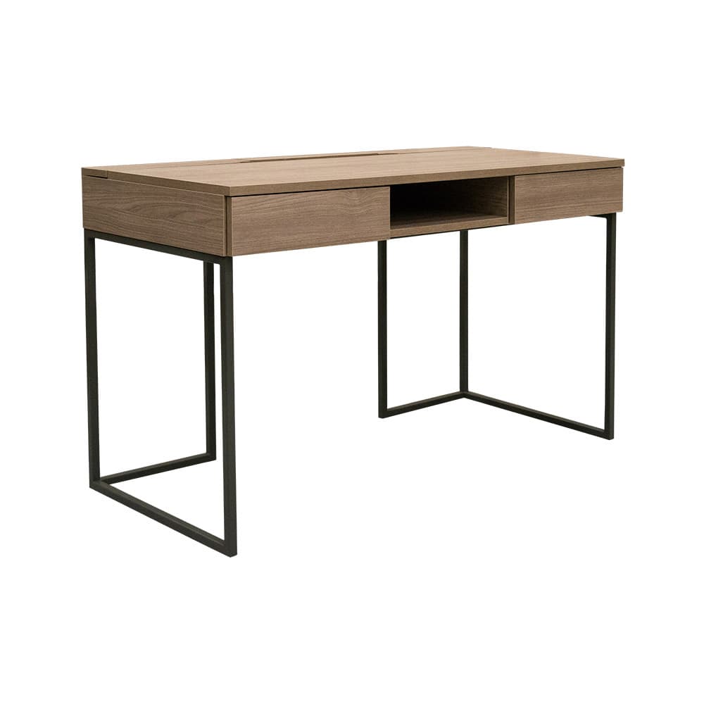 WISE/120,โต๊ะทำงานพร้อมที่ชาร์จUSB+ปลั๊กไฟ