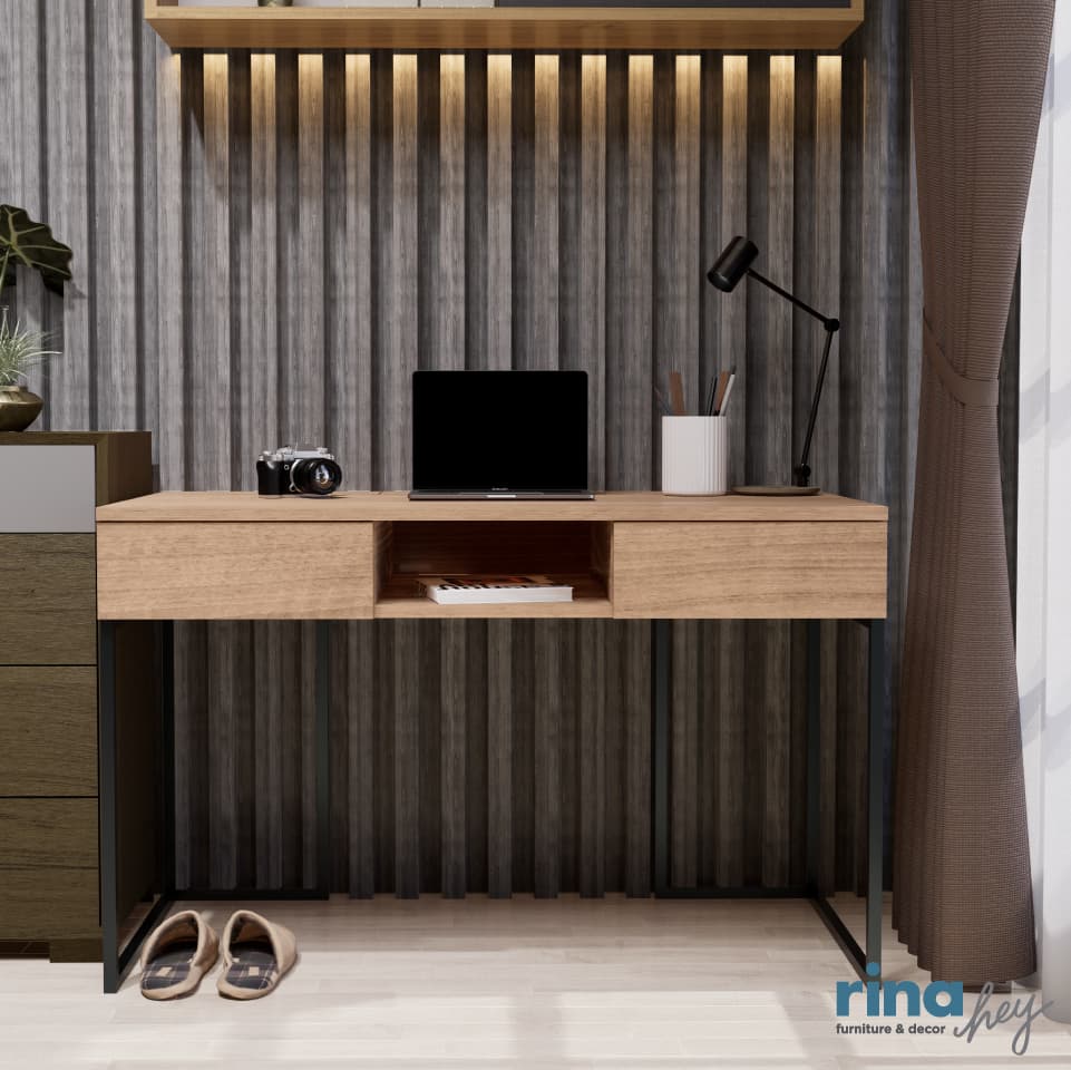 WISE/120,โต๊ะทำงานพร้อมที่ชาร์จUSB+ปลั๊กไฟ-6