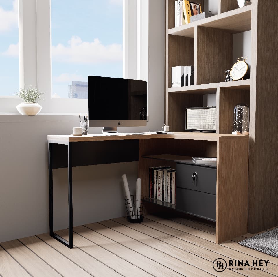 WFH/120,Working Table with USB Charger+Socket -6