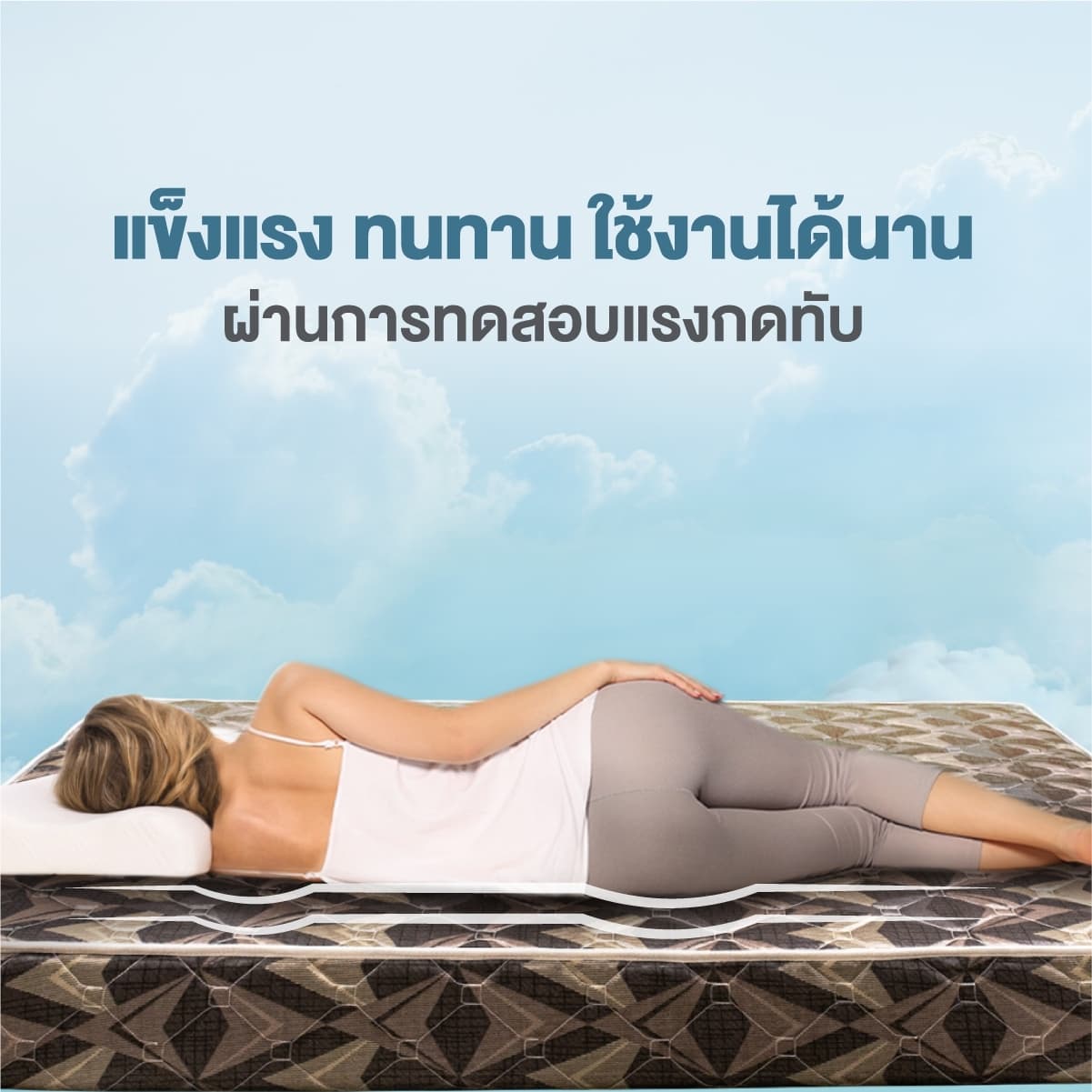 CHARM/180,6ft Spring Mattress-6